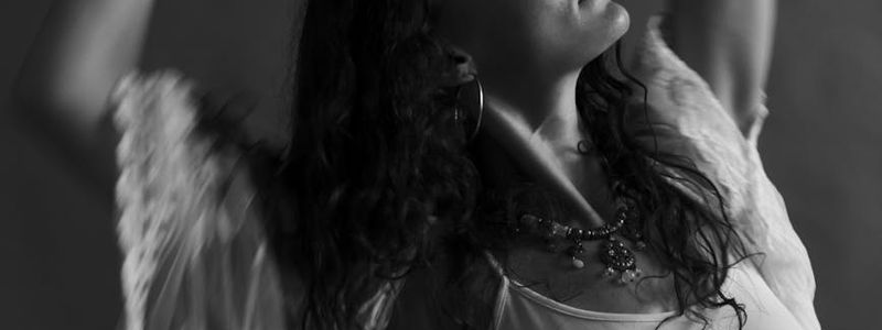 A sequence of motion blurs indicating a rhythmic movement.